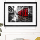 London Phones by Vladimir Kostka on GIANT ART - multicolor photography; landscapes; people/places