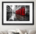 London Phones by Vladimir Kostka on GIANT ART - multicolor photography; landscapes; people/places