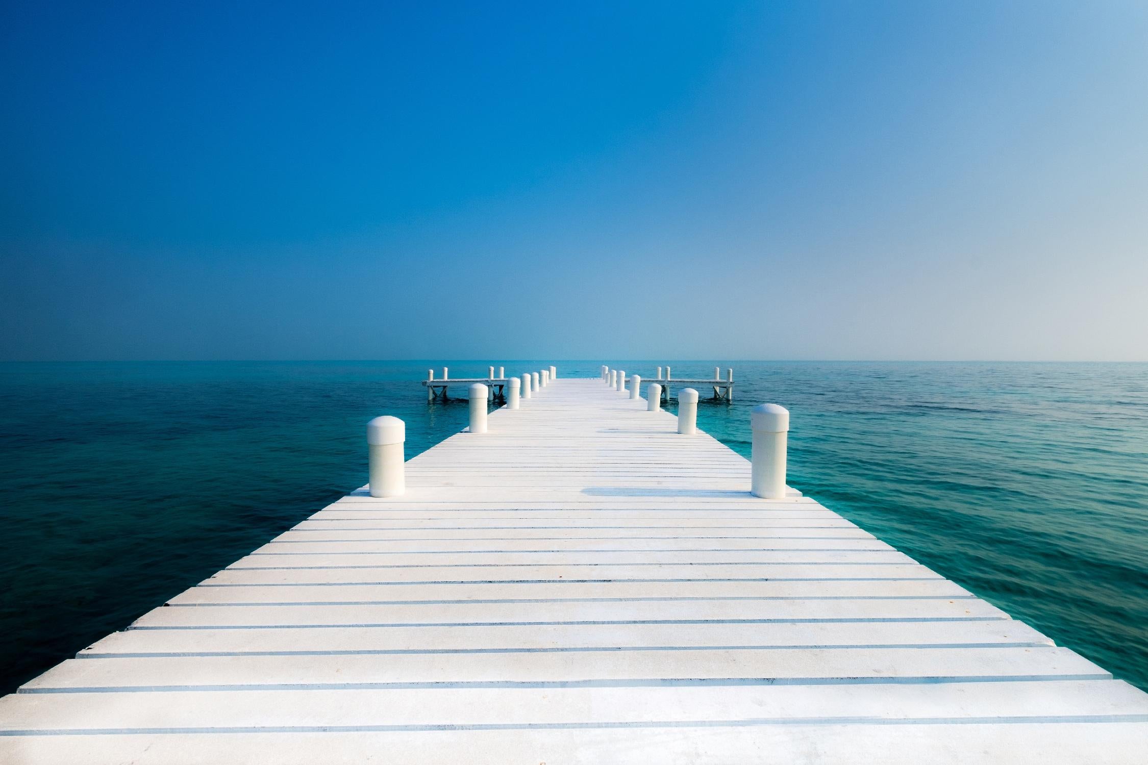 The  Pier by Vladimir Kostka on GIANT ART - multicolor photography; coastal; landscapes