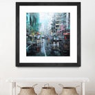Montreal Turquoise Rain by Mark Lague on GIANT ART - multicolor landscapes