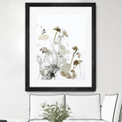 These Days 1 by Design Fabrikken on GIANT ART - black,white contemporary, floral/still life, minimalist