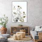 These Days 1 by Design Fabrikken on GIANT ART - black,white contemporary, floral/still life, minimalist