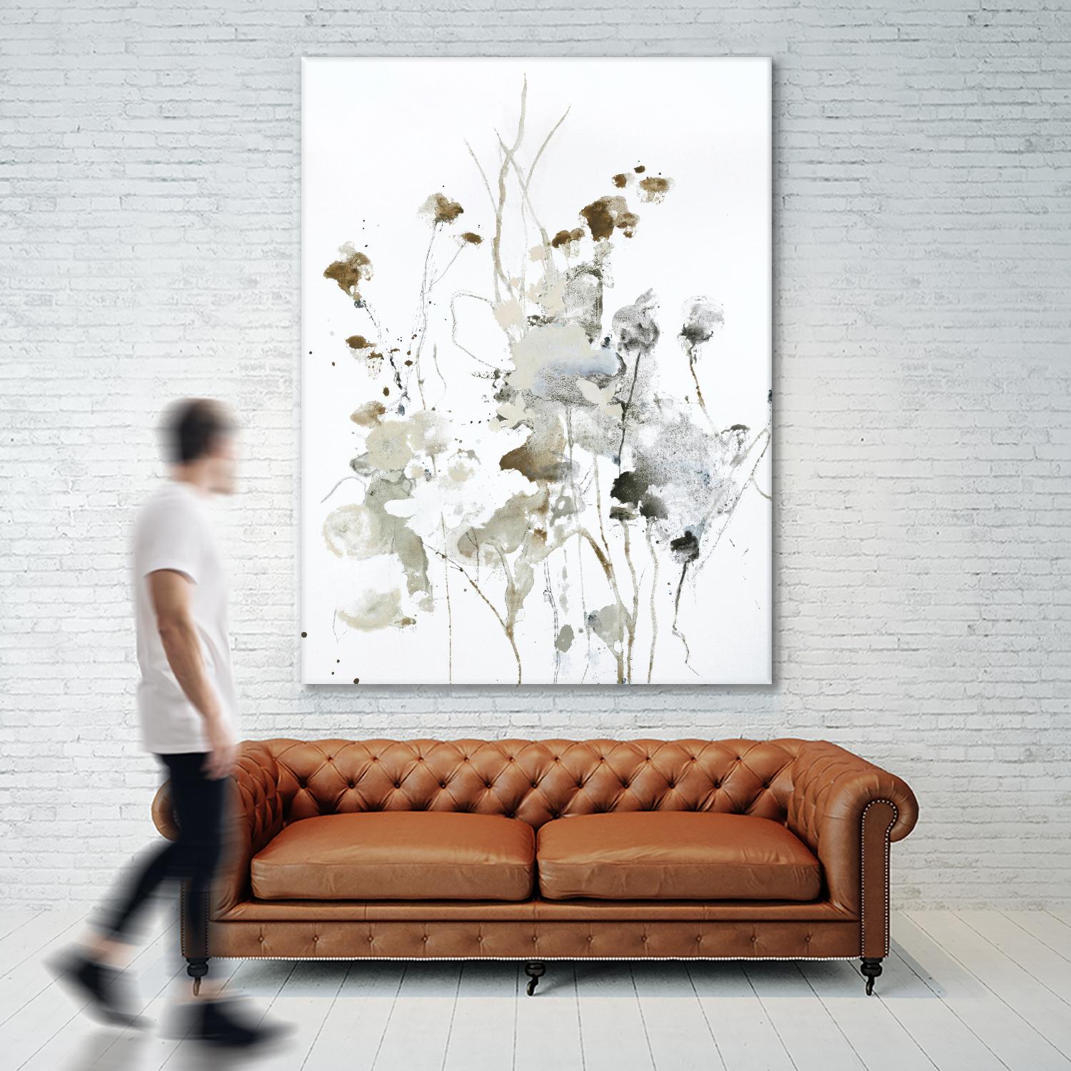 These Days 2 by Design Fabrikken on GIANT ART - black,white contemporary, floral/still life, minimalist