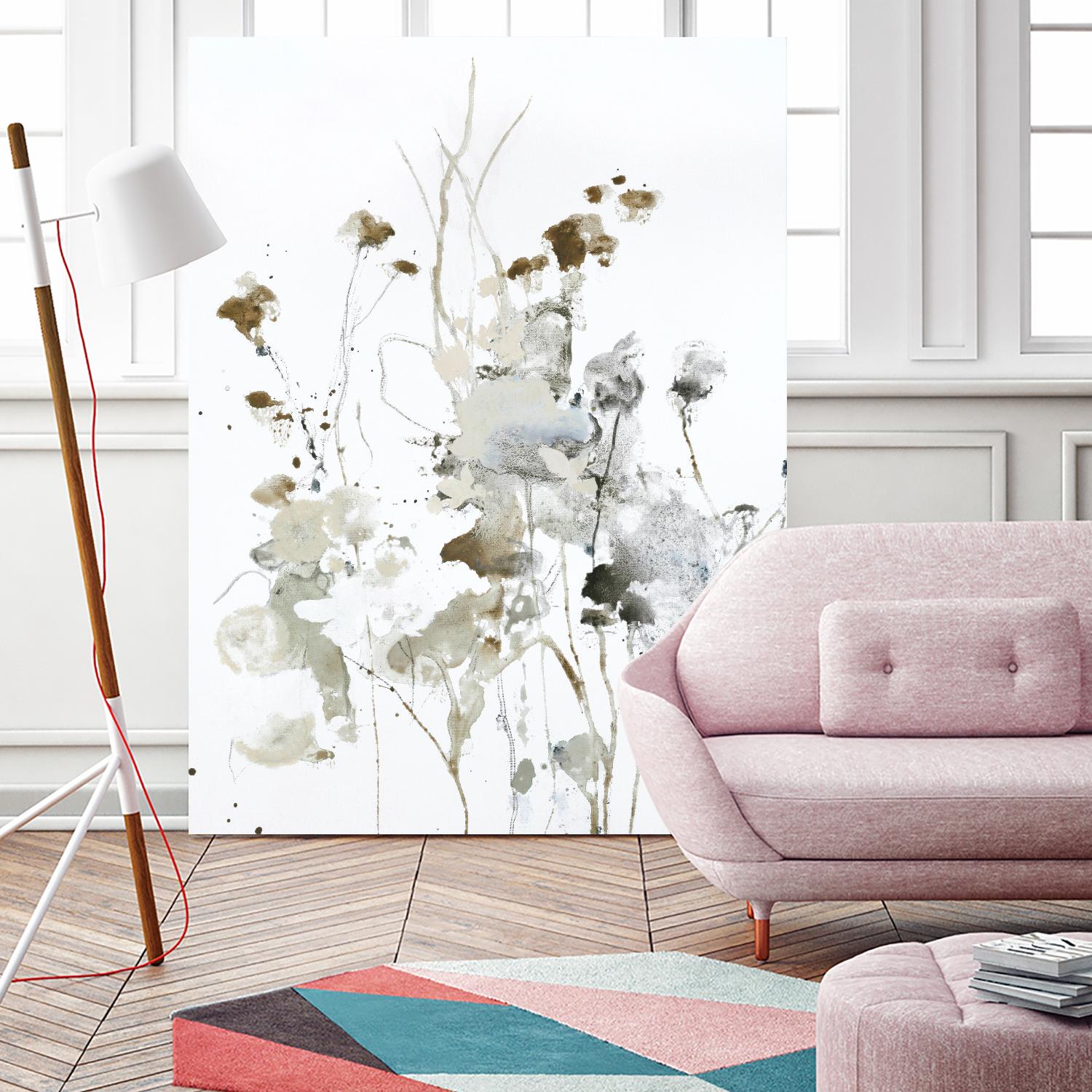 These Days 2 by Design Fabrikken on GIANT ART - black,white contemporary, floral/still life, minimalist