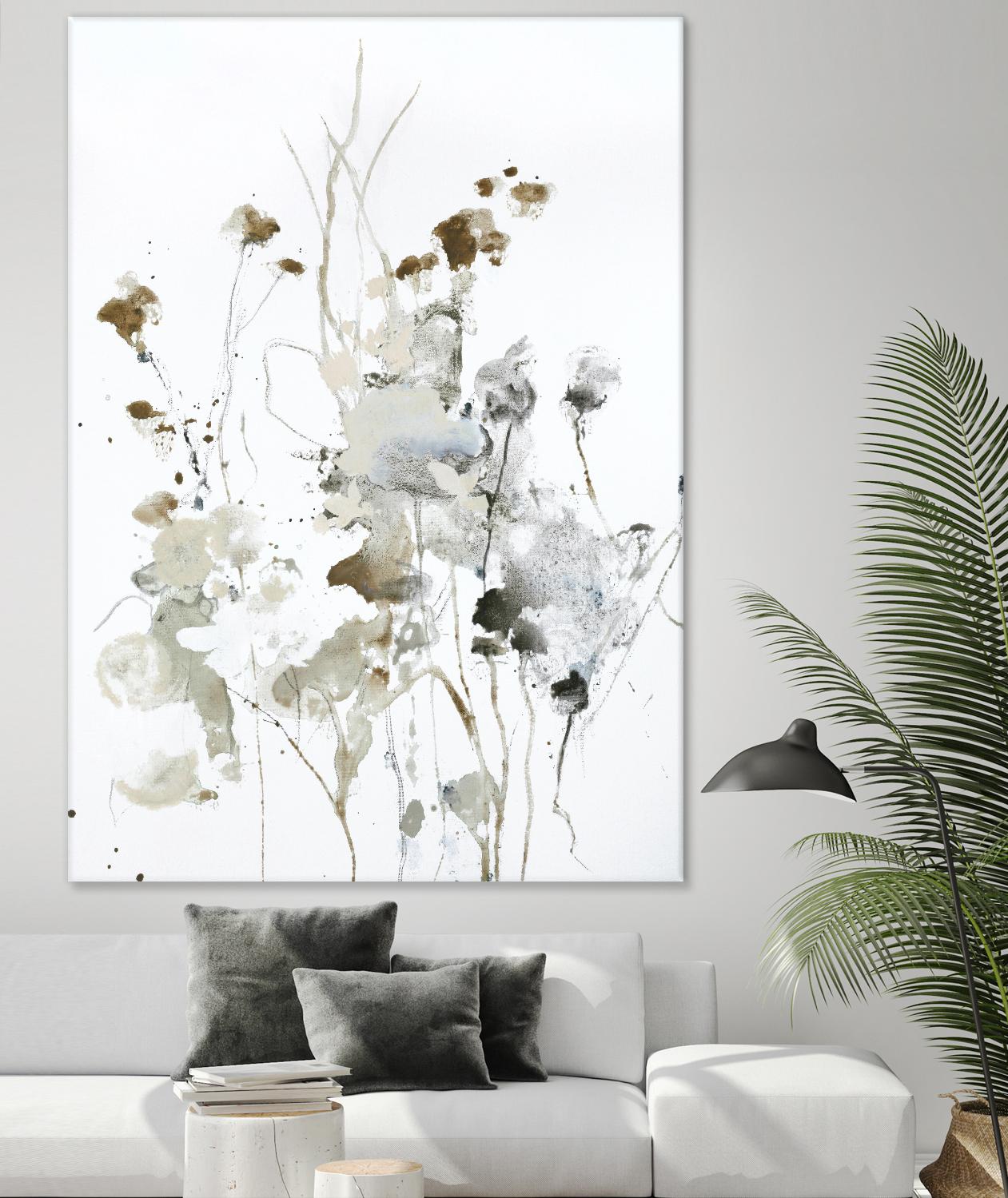 These Days 2 by Design Fabrikken on GIANT ART - black,white contemporary, floral/still life, minimalist