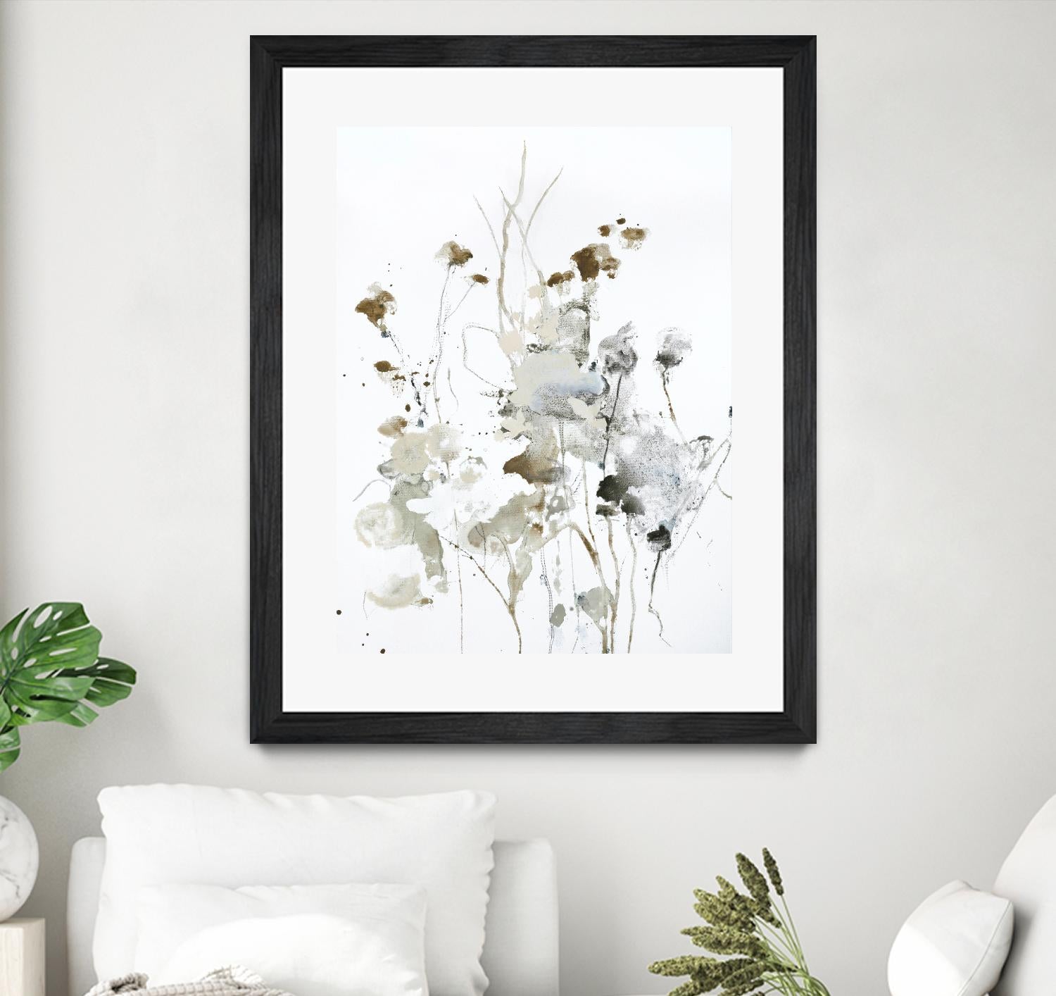 These Days 2 by Design Fabrikken on GIANT ART - black,white contemporary, floral/still life, minimalist