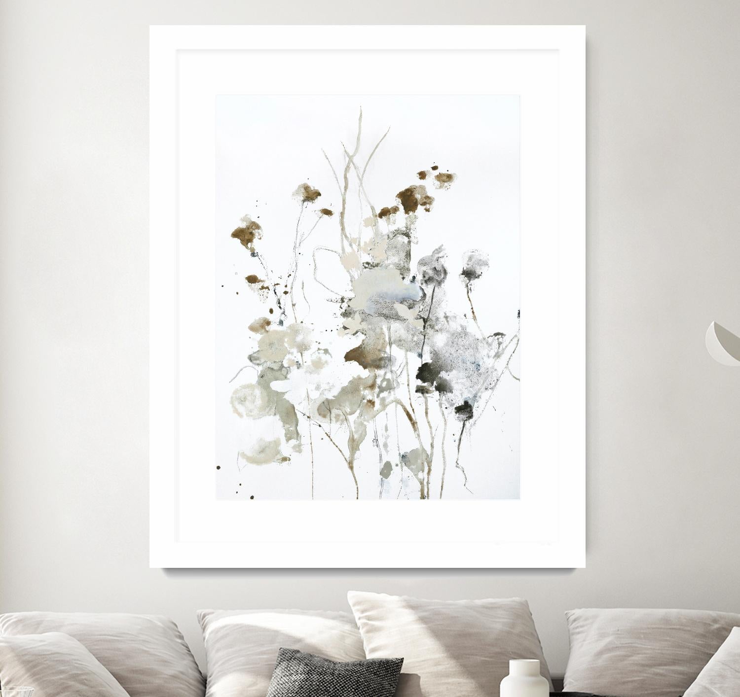 These Days 2 by Design Fabrikken on GIANT ART - black,white contemporary, floral/still life, minimalist