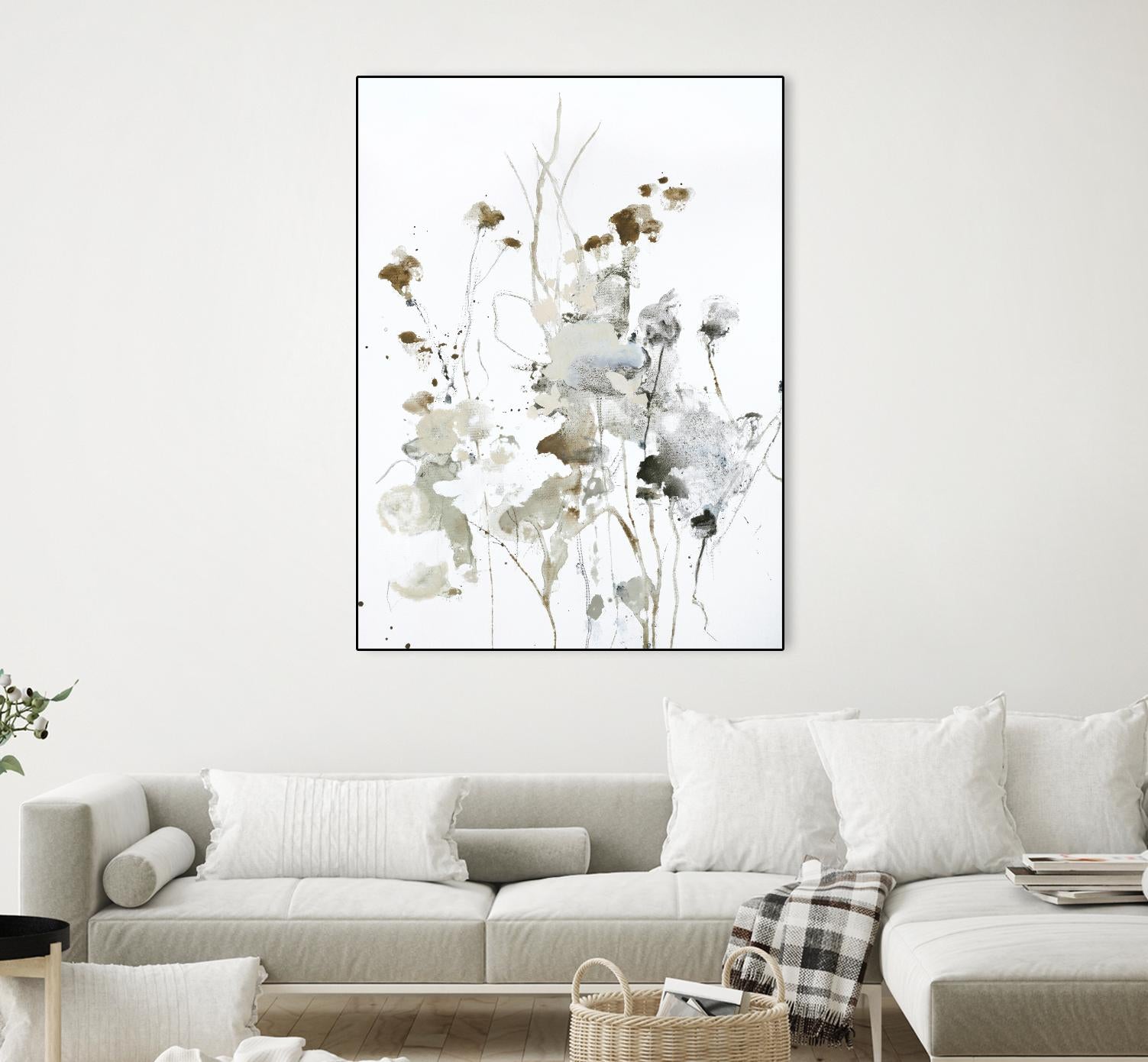 These Days 2 by Design Fabrikken on GIANT ART - black,white contemporary, floral/still life, minimalist