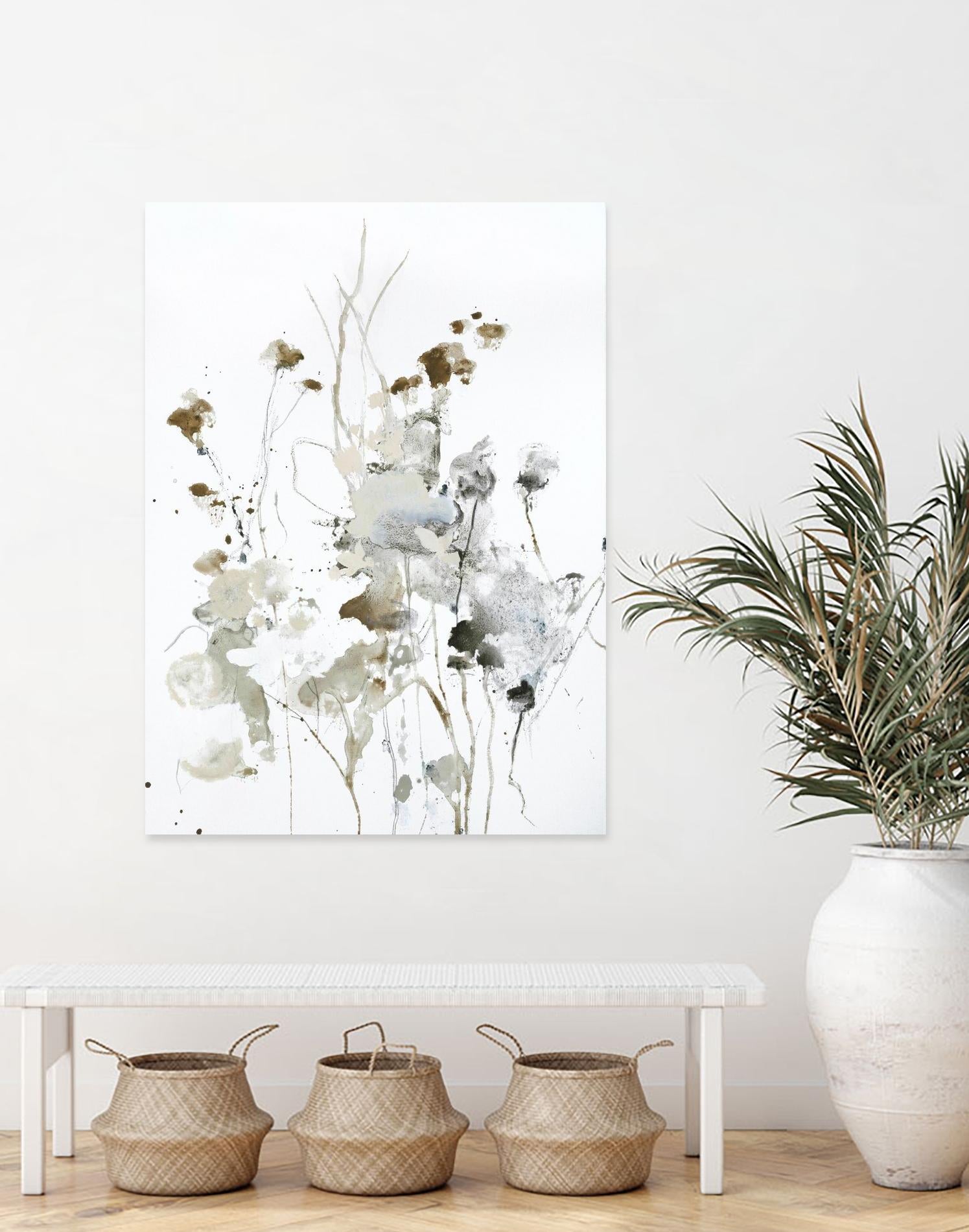 These Days 2 by Design Fabrikken on GIANT ART - black,white contemporary, floral/still life, minimalist