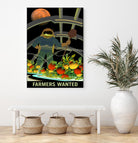 Farmers Wanted by NASA on GIANT ART - multicolor novelty