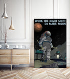Work the Night Shift by NASA on GIANT ART - multicolor novelty