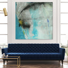 Into the Surf One by Michelle Oppenheimer on GIANT ART - grey abstract