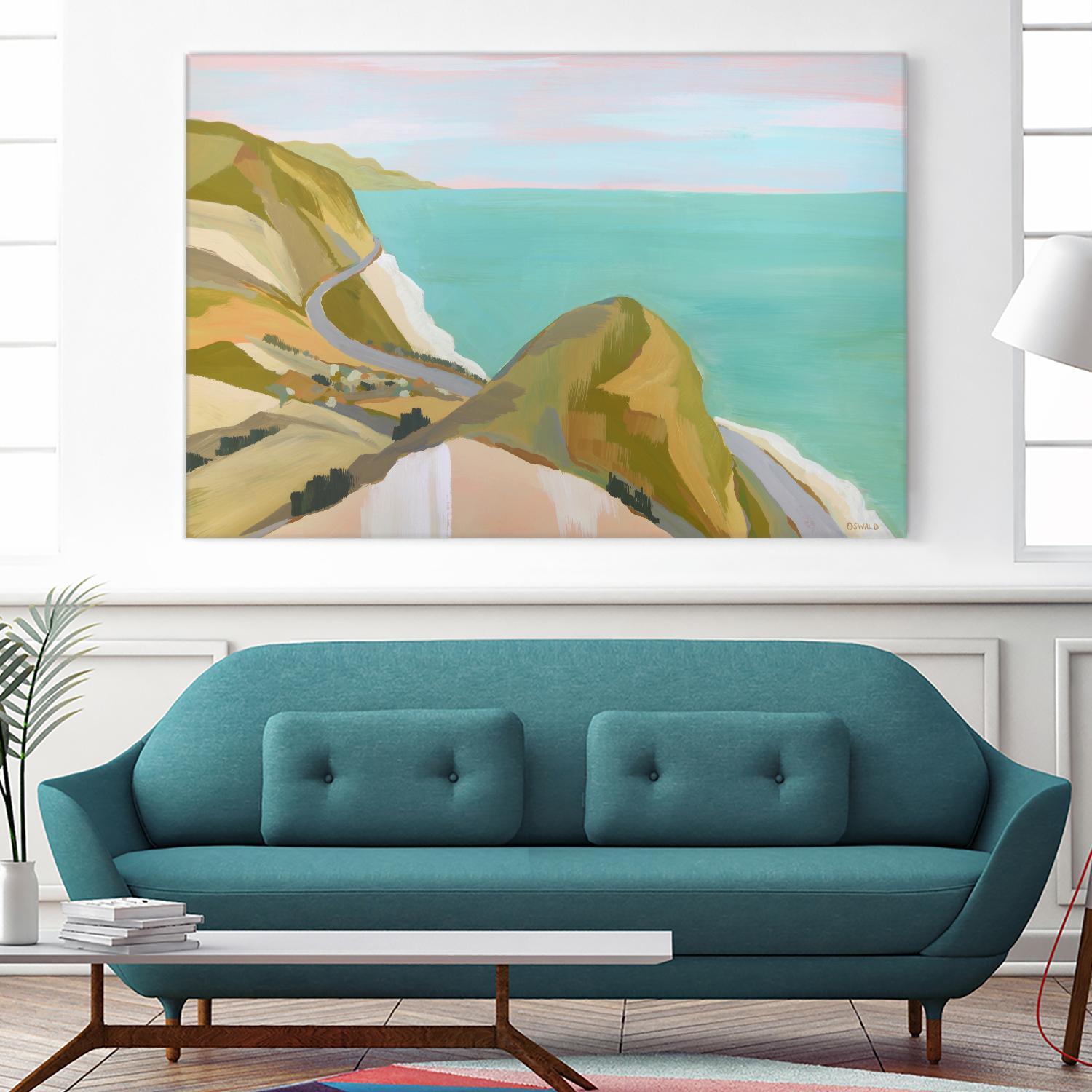 Big Sycamore Canyon by Pete Oswald on GIANT ART - multicolor landscapes; coastal