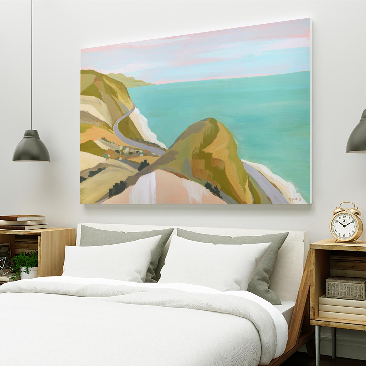 Big Sycamore Canyon by Pete Oswald on GIANT ART - multicolor landscapes; coastal