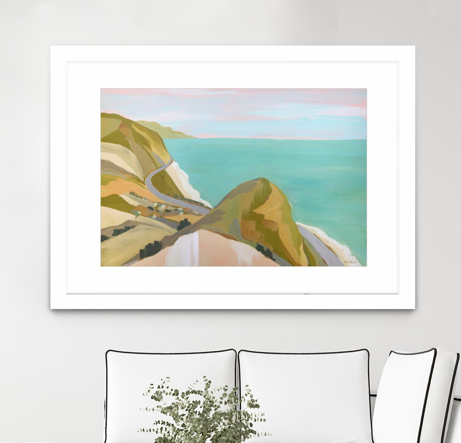 Big Sycamore Canyon by Pete Oswald on GIANT ART - multicolor landscapes; coastal