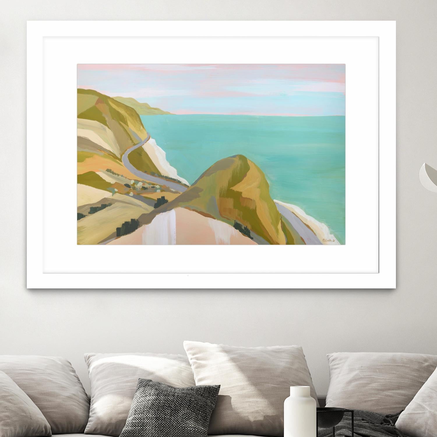 Big Sycamore Canyon by Pete Oswald on GIANT ART - multicolor landscapes; coastal