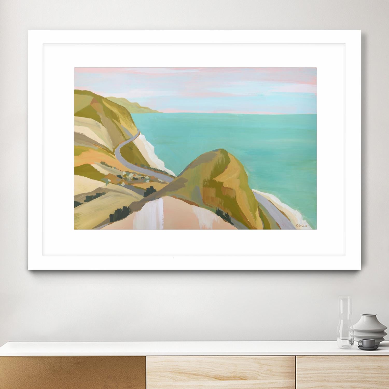 Big Sycamore Canyon by Pete Oswald on GIANT ART - multicolor landscapes; coastal