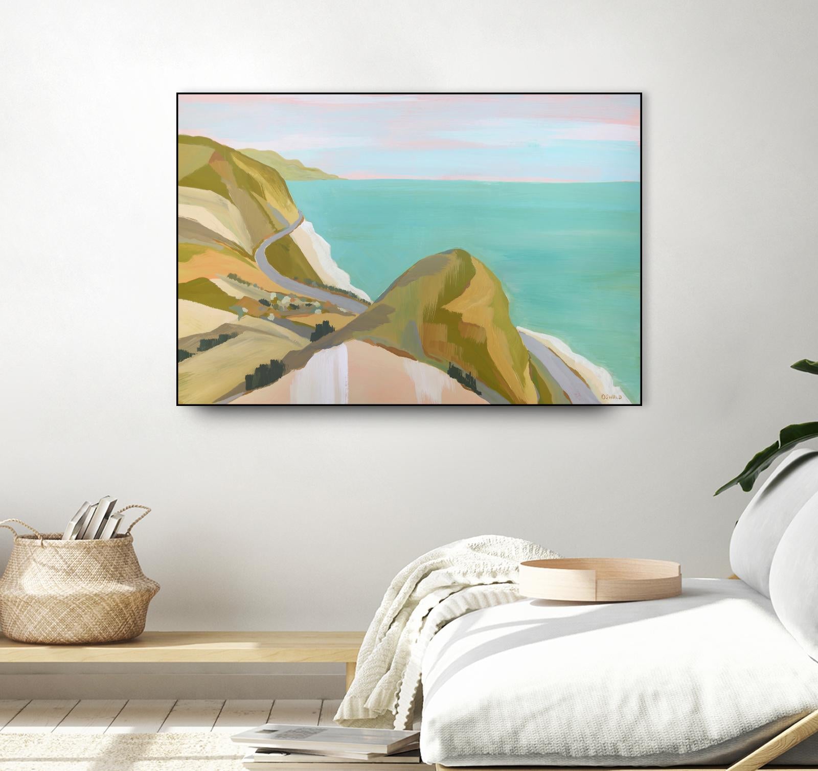Big Sycamore Canyon by Pete Oswald on GIANT ART - multicolor landscapes; coastal