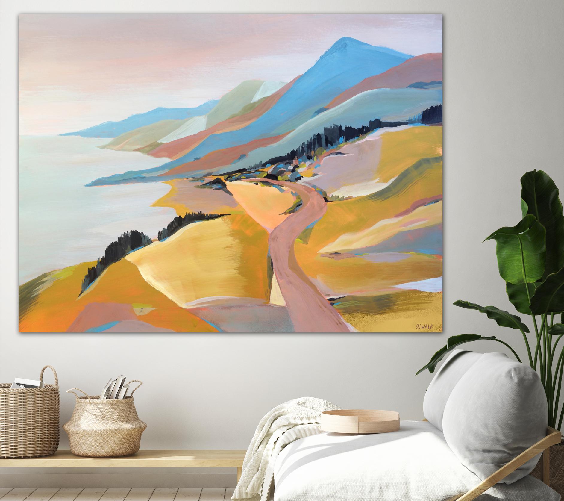 Monterey to The Sea by Pete Oswald on GIANT ART - multicolor landscapes; coastal