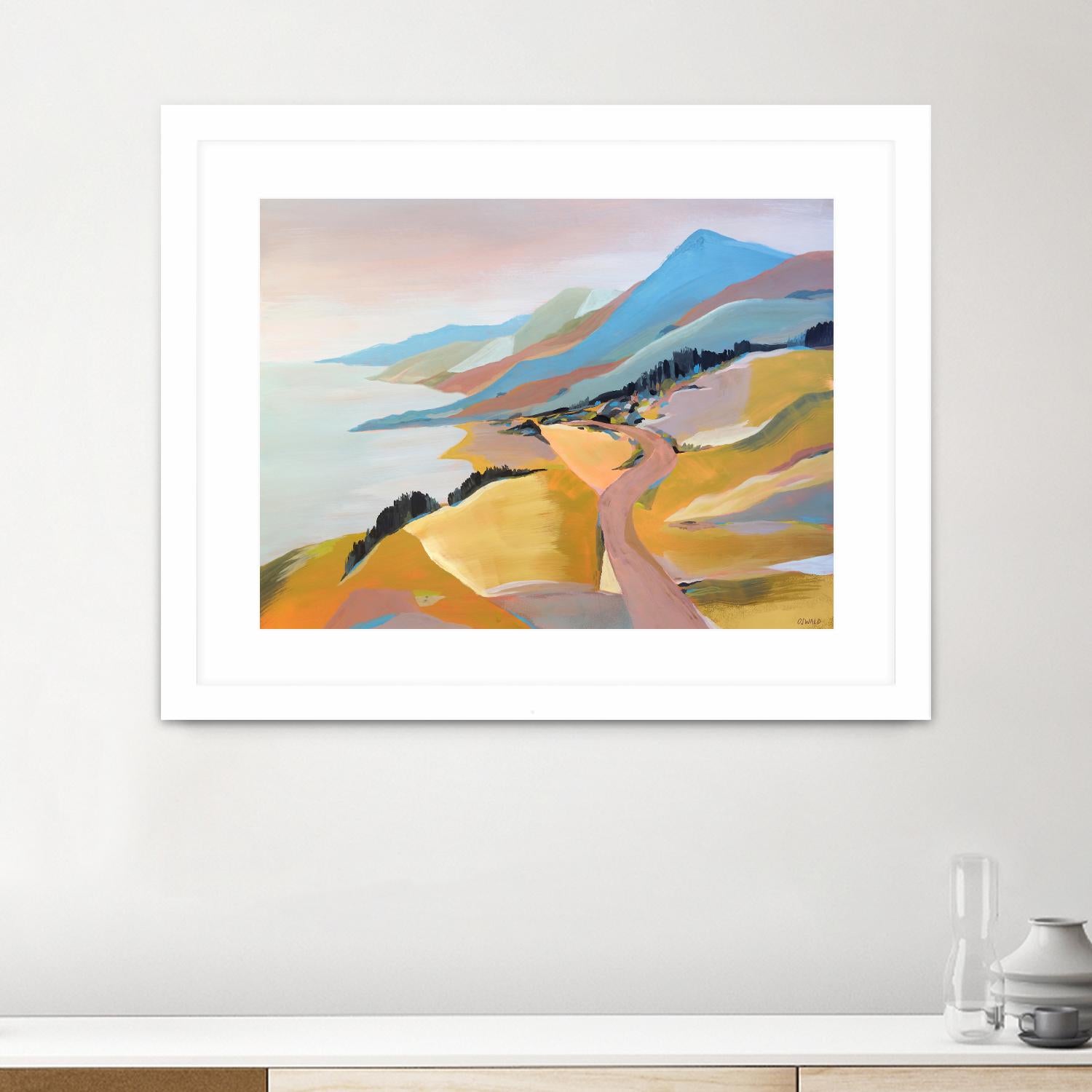 Monterey to The Sea by Pete Oswald on GIANT ART - multicolor landscapes; coastal