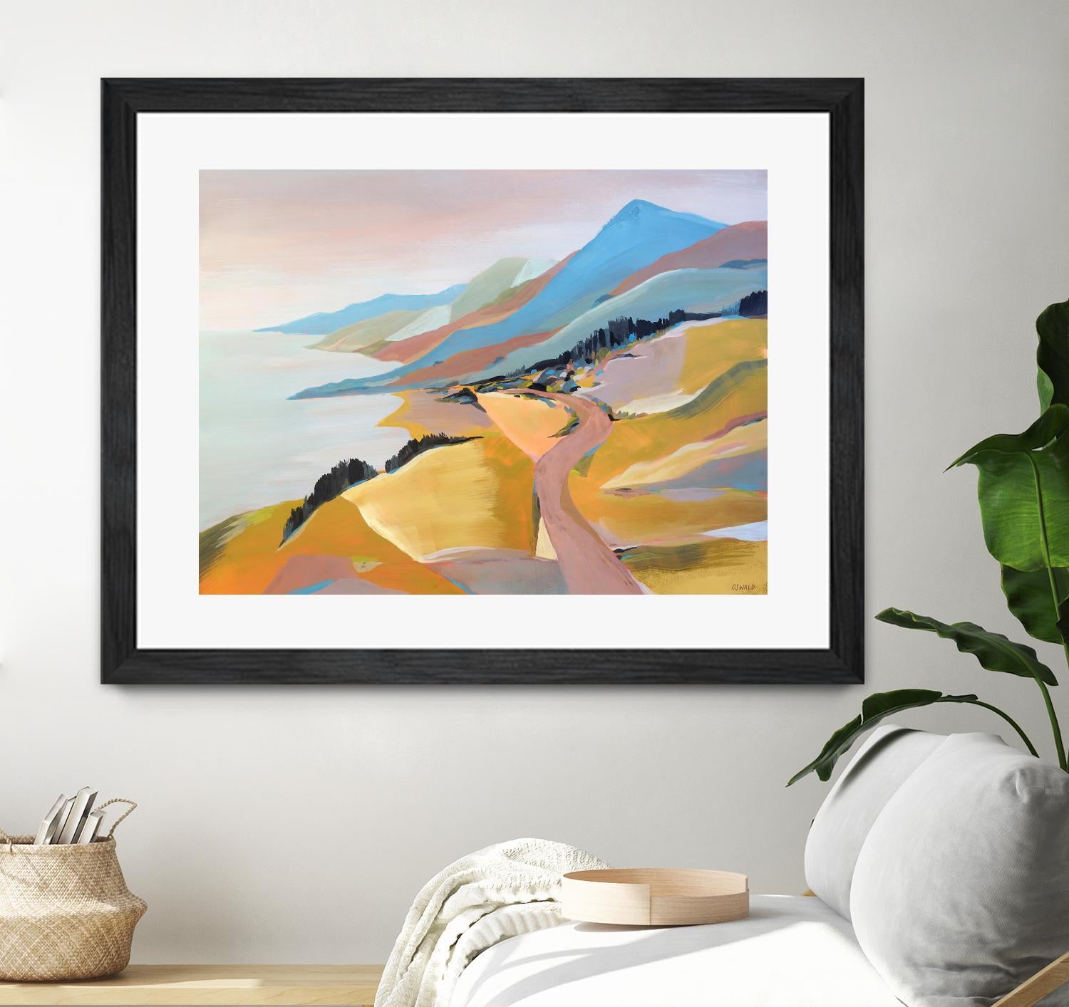 Monterey to The Sea by Pete Oswald on GIANT ART - multicolor landscapes; coastal