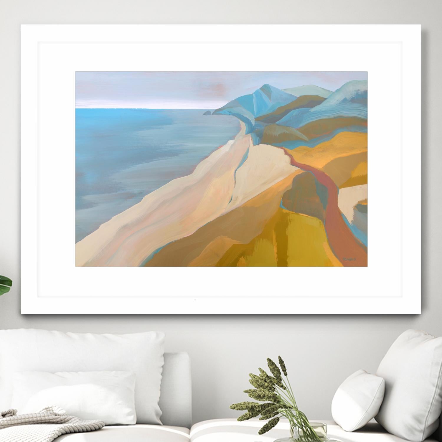 Point Mugu by Pete Oswald on GIANT ART - multicolor landscapes; coastal