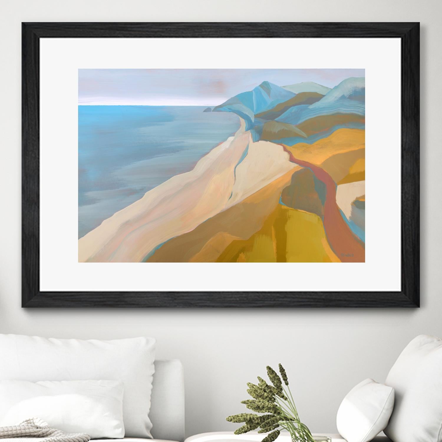 Point Mugu by Pete Oswald on GIANT ART - multicolor landscapes; coastal