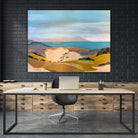 San Luis Obispo by Pete Oswald on GIANT ART - multicolor landscapes; coastal