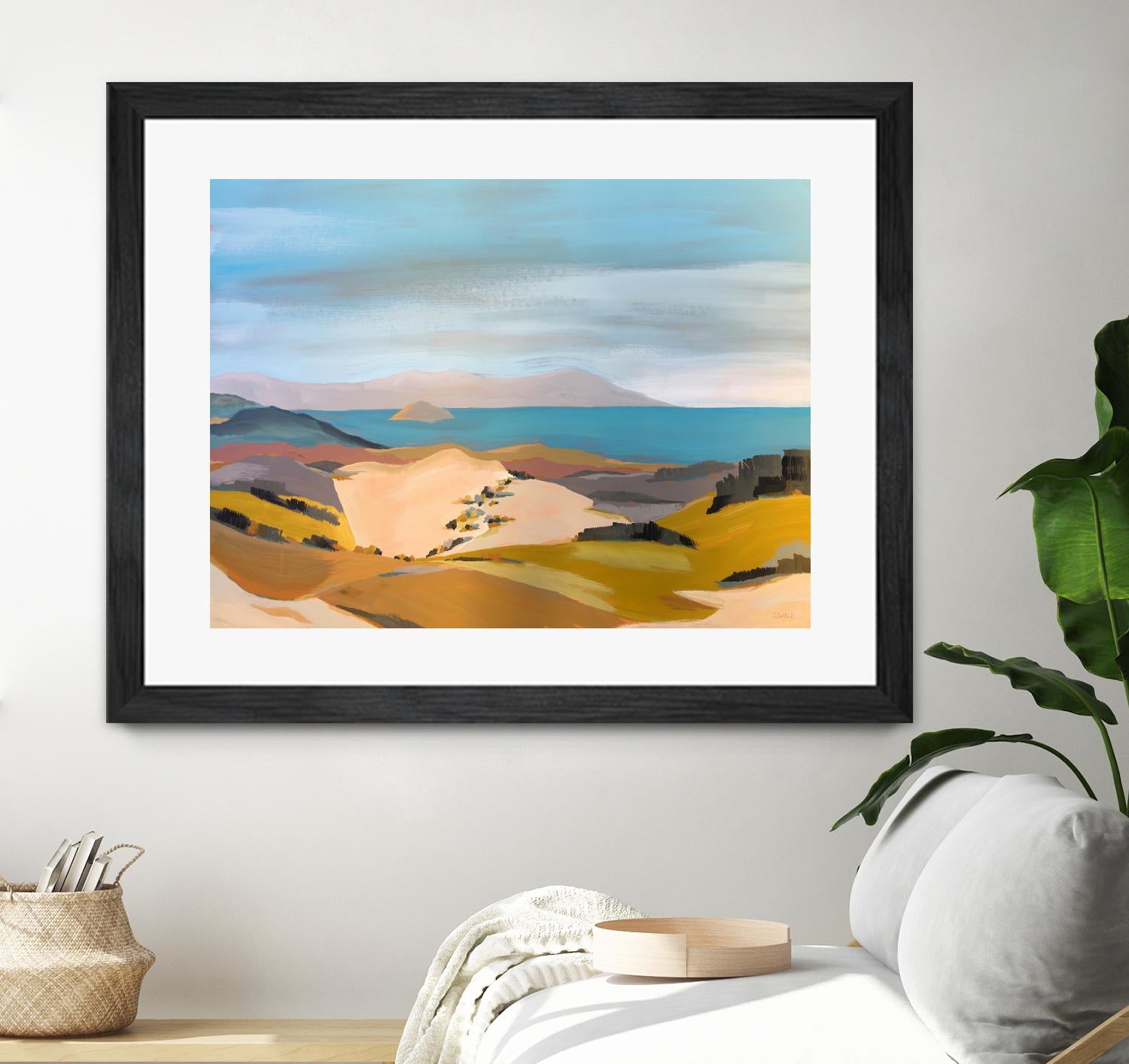 San Luis Obispo by Pete Oswald on GIANT ART - multicolor landscapes; coastal