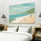 Santa Monica Beach by Pete Oswald on GIANT ART - multicolor coastal; landscapes