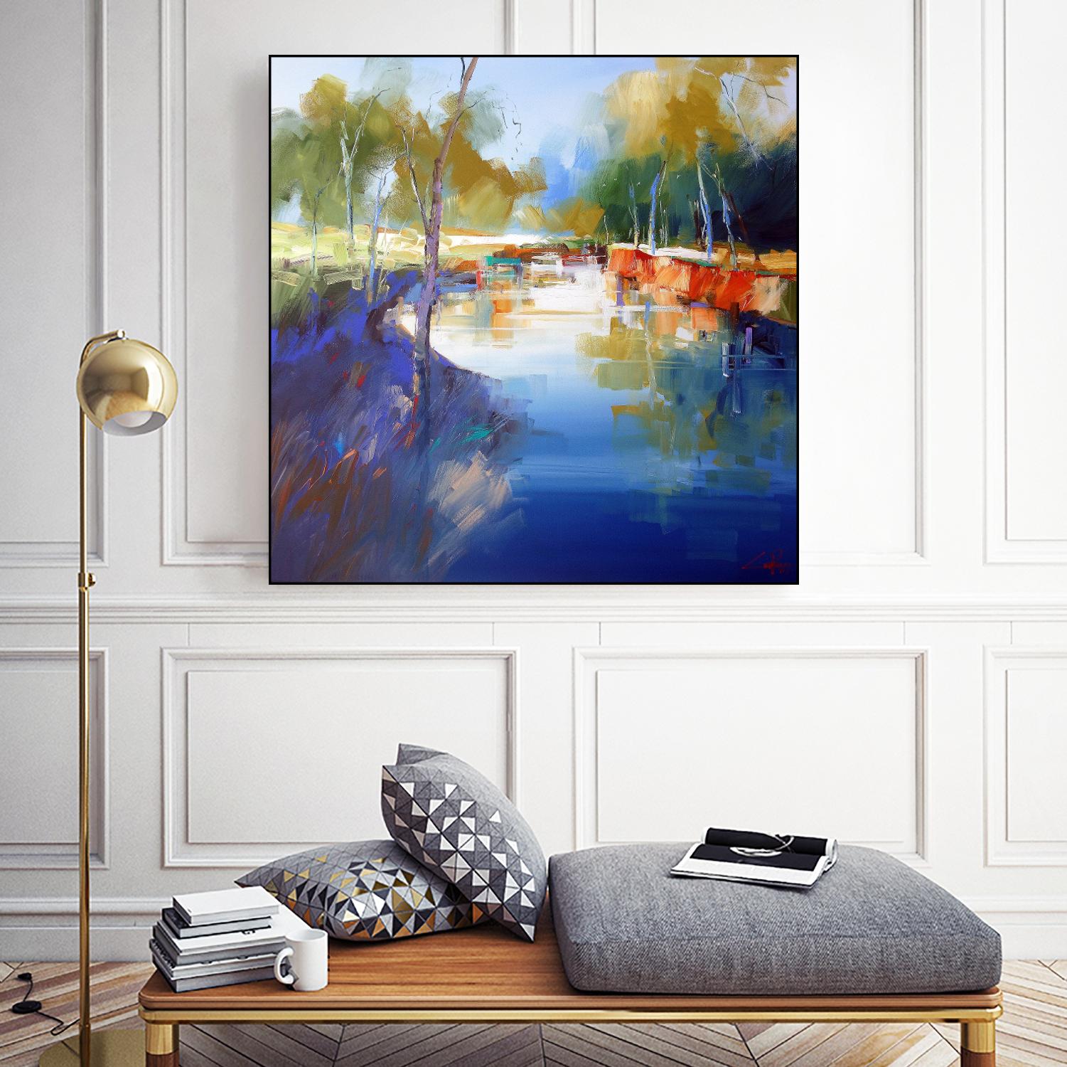 Morning at Cobram by Craig Trewin Penny on GIANT ART - multicolor landscapes