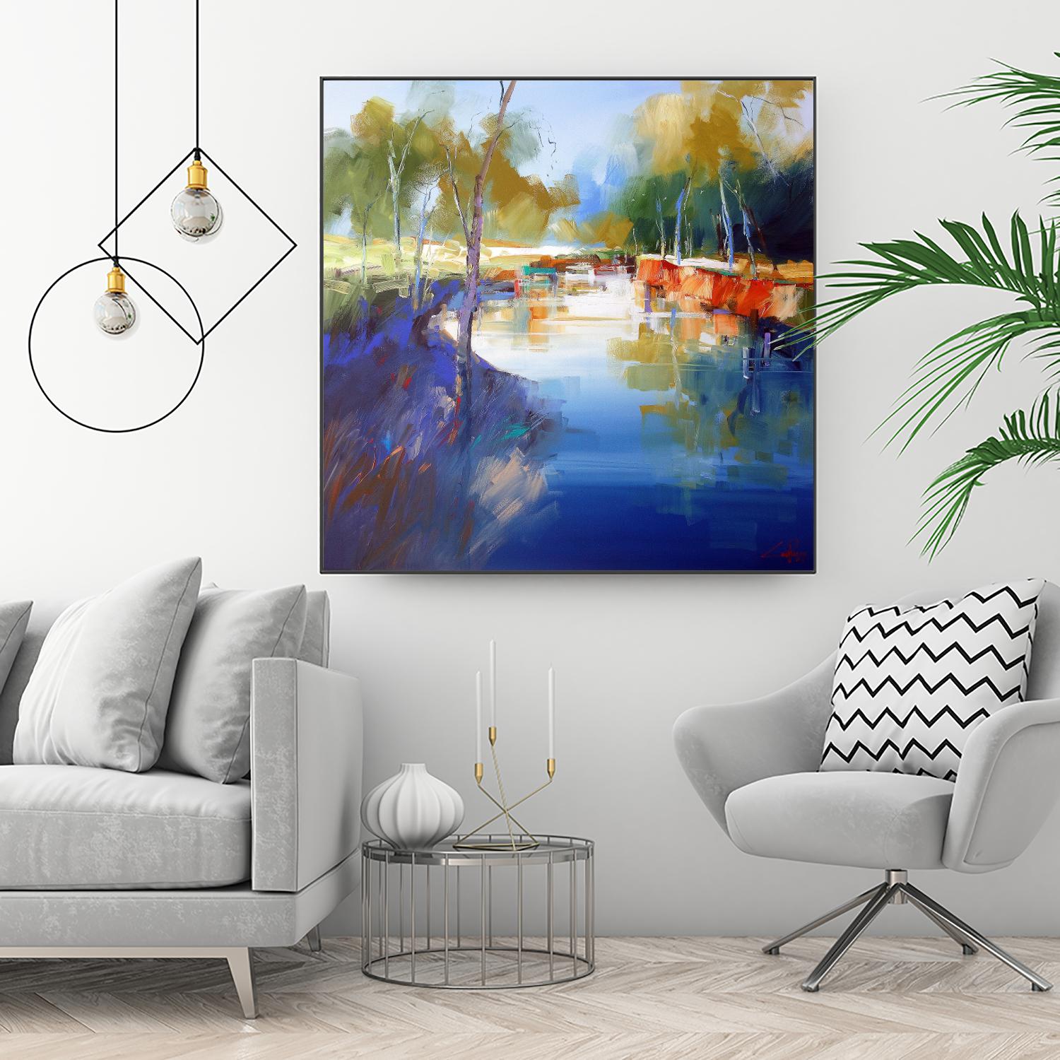 Morning at Cobram by Craig Trewin Penny on GIANT ART - multicolor landscapes