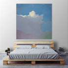 Sundae by Cap Pannell on GIANT ART - blue, yellow contemporary, landscapes, clouds