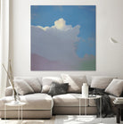 Sundae by Cap Pannell on GIANT ART - blue, yellow contemporary, landscapes, clouds