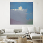 Sundae by Cap Pannell on GIANT ART - blue, yellow contemporary, landscapes, clouds