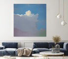Sundae by Cap Pannell on GIANT ART - blue, yellow contemporary, landscapes, clouds