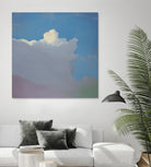 Sundae by Cap Pannell on GIANT ART - blue, yellow contemporary, landscapes, clouds