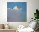 Sundae by Cap Pannell on GIANT ART - blue, yellow contemporary, landscapes, clouds