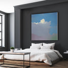 Sundae by Cap Pannell on GIANT ART - blue, yellow contemporary, landscapes, clouds