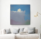 Sundae by Cap Pannell on GIANT ART - blue, yellow contemporary, landscapes, clouds