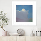 Sundae by Cap Pannell on GIANT ART - blue, yellow contemporary, landscapes, clouds