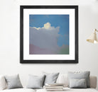 Sundae by Cap Pannell on GIANT ART - blue, yellow contemporary, landscapes, clouds
