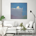 Sundae by Cap Pannell on GIANT ART - blue, yellow contemporary, landscapes, clouds