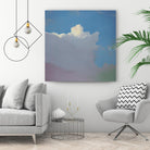 Sundae by Cap Pannell on GIANT ART - blue, yellow contemporary, landscapes, clouds