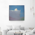 Sundae by Cap Pannell on GIANT ART - blue, yellow contemporary, landscapes, clouds