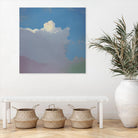 Sundae by Cap Pannell on GIANT ART - blue, yellow contemporary, landscapes, clouds