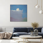 Sundae by Cap Pannell on GIANT ART - blue, yellow contemporary, landscapes, clouds