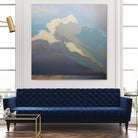 Storm over Chisos by Cap Pannell on GIANT ART - blue, white contemporary, landscapes, clouds, storms