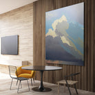 Storm over Chisos by Cap Pannell on GIANT ART - blue, white contemporary, landscapes, clouds, storms