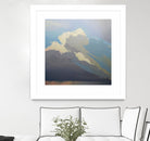 Storm over Chisos by Cap Pannell on GIANT ART - blue, white contemporary, landscapes, clouds, storms